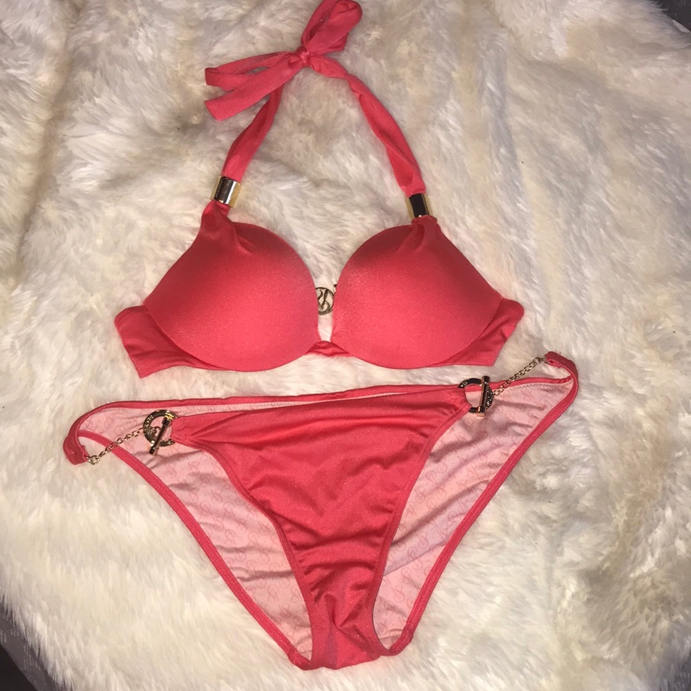 Victoria’s Secret 2-Piece Halter Bikini - Coral